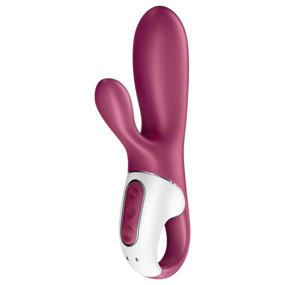 Satisfyer Hot Bunny - klitorio vibratorius su karščiavimo funkcija - raudonas