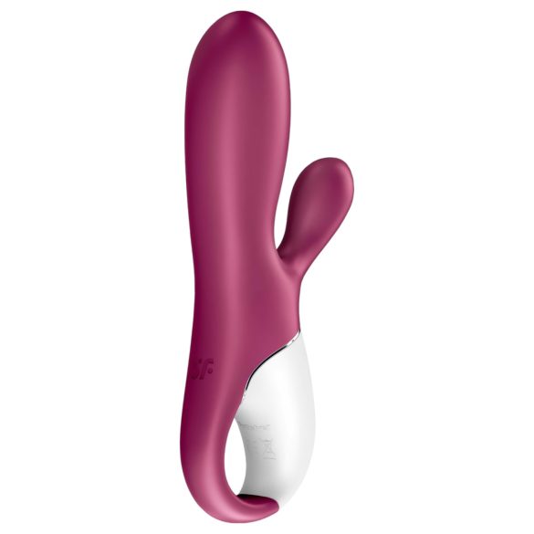 Satisfyer Hot Bunny - klitorio vibratorius su karščiavimo funkcija - raudonas