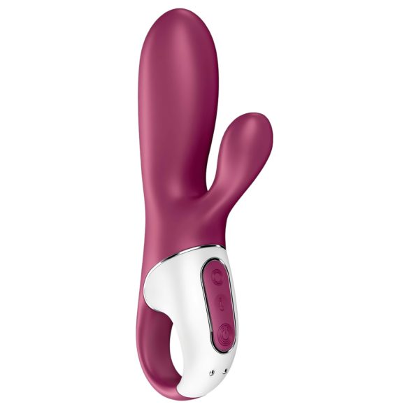 Satisfyer Hot Bunny - klitorio vibratorius su karščiavimo funkcija - raudonas