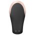 Satisfyer Double Love - išmanus, nuotolinis porų vibratorius (juodas)