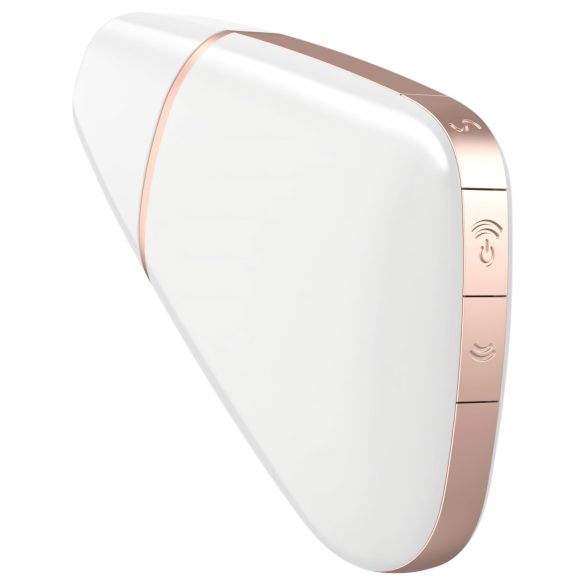 Satisfyer Love Triangle - išmanus oro bangų klitorio stimuliatorius (baltas)