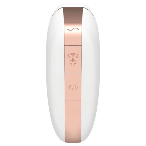 Satisfyer Love Triangle - išmanus oro bangų klitorio stimuliatorius (baltas)