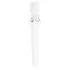 Satisfyer Double Wand-er - programėle valdomas masažinis vibratorius (baltas)