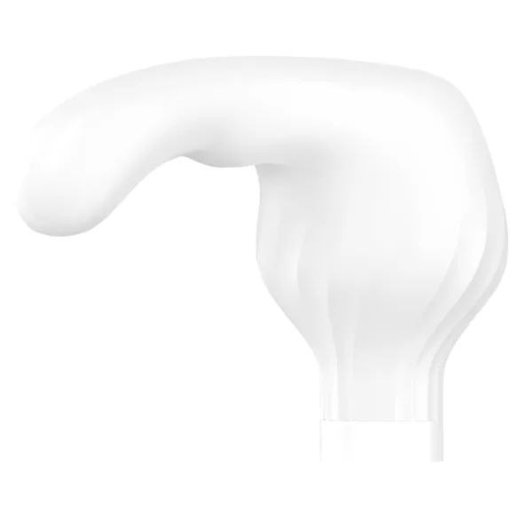 Satisfyer Double Wand-er - programėle valdomas masažinis vibratorius (baltas)