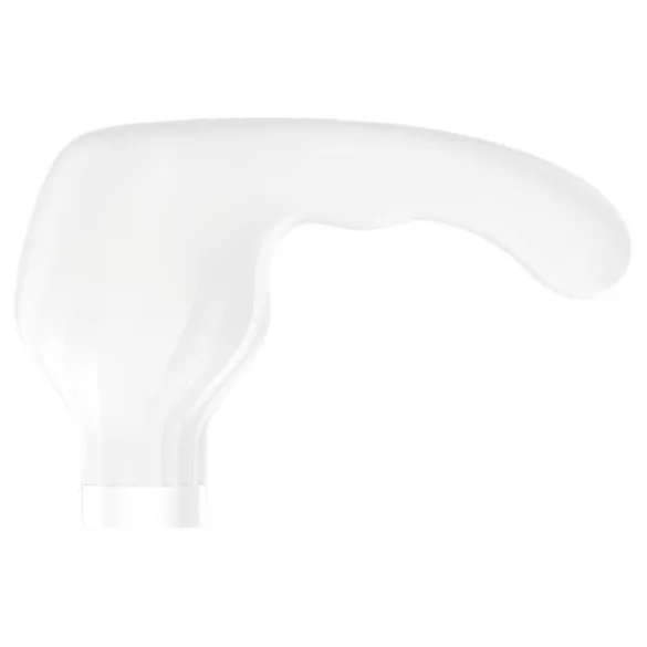 Satisfyer Double Wand-er - programėle valdomas masažinis vibratorius (baltas)