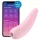 Satisfyer Curvy 2+ - programėle valdoma klitorio stimuliavimo oro bangomis priemonė (rožinė)