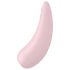 Satisfyer Curvy 2+ - išmanus oro bangų klitorio stimuliatorius (rožinis)
