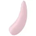 Satisfyer Curvy 2+ - programėle valdoma klitorio stimuliavimo oro bangomis priemonė (rožinė)