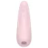 Satisfyer Curvy 2+ - programėle valdoma klitorio stimuliavimo oro bangomis priemonė (rožinė)