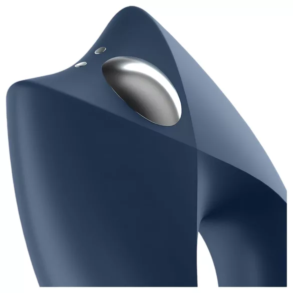 Satisfyer Royal One - vibruojantis penio žiedas - mėlynas