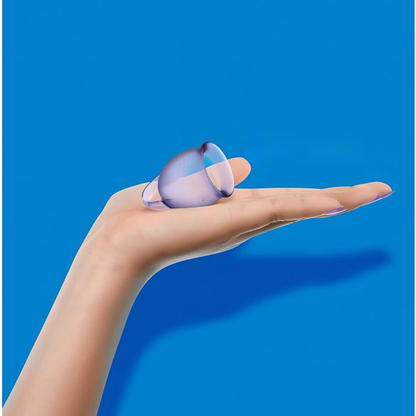 Satisfyer Feel Confident - menstruacinė taurelė rinkinys - violetinė