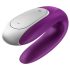 Satisfyer Double Fun - porų vibratorius - valdomas programėle - violetinis