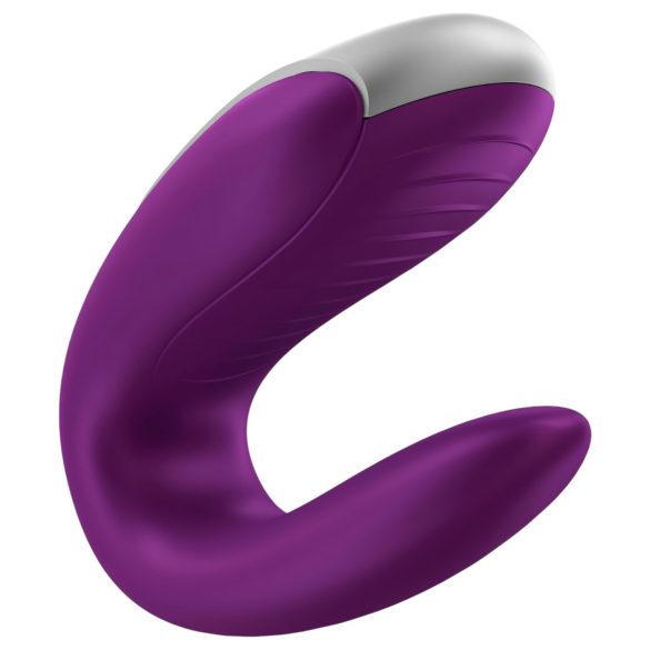 Satisfyer Double Fun - porų vibratorius - valdomas programėle - violetinis
