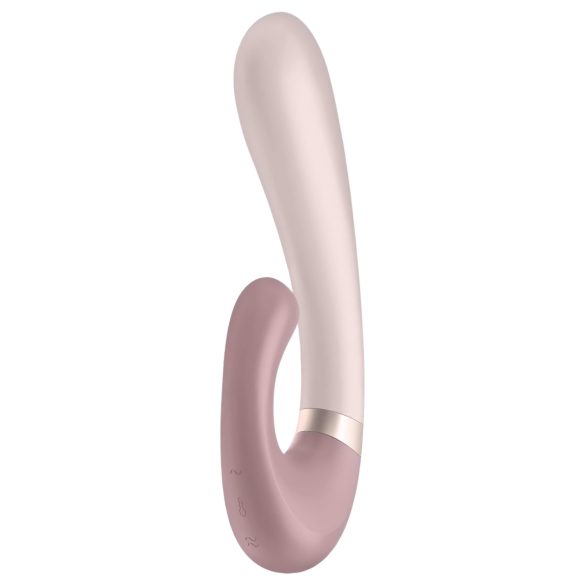 Satisfyer Heat Wave – išmanus, šildantis, lenktas vibratorius (smėlio spalvos)