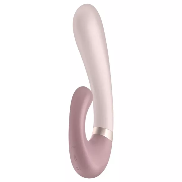 Satisfyer Heat Wave - programėle valdomas šildomas vibratorius (smėlio spalvos)