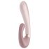 Satisfyer Heat Wave – išmanus, šildantis, lenktas vibratorius (smėlio spalvos)