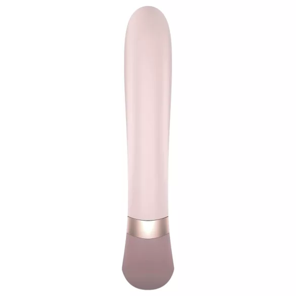 Satisfyer Heat Wave - programėle valdomas šildomas vibratorius (smėlio spalvos)
