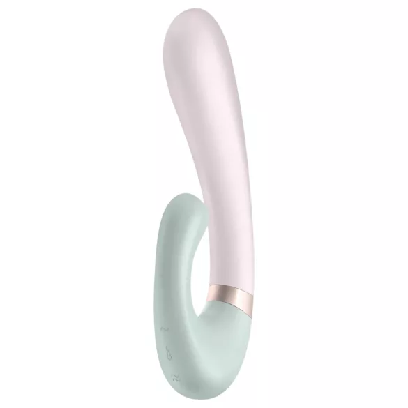 Satisfyer Heat Wave - programėle valdomas šildantis vibratorius (mėtos spalvos)
