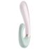 Satisfyer Heat Wave - išmanus, šildantis vibratorius su rankena (mėtos spalva)