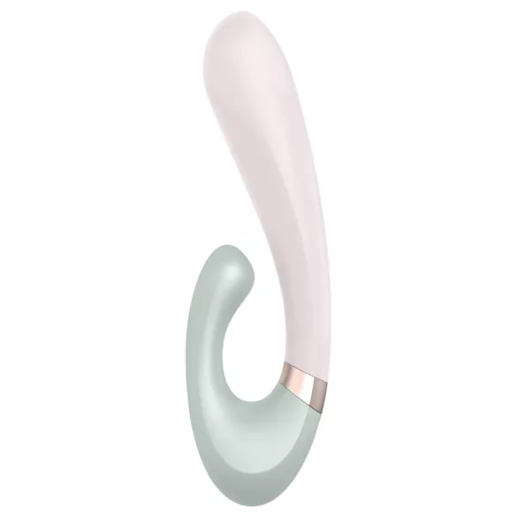 Satisfyer Heat Wave - programėle valdomas šildantis vibratorius (mėtos spalvos)