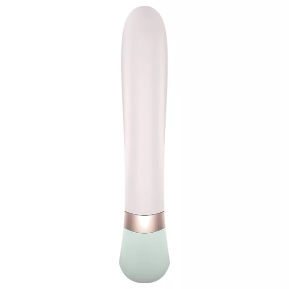 Satisfyer Heat Wave - programėle valdomas šildantis vibratorius (mėtos spalvos)