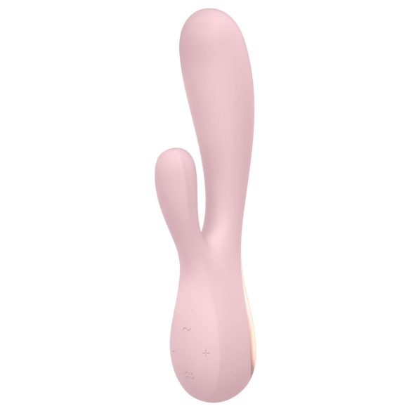 Satisfyer Mono Flex - išmanus atsparus vandeniui vibratorius (rožinis)