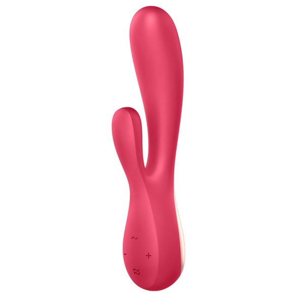 Satisfyer Mono Flex - išmanus vandeniui atsparus vibratorius (raudonas)