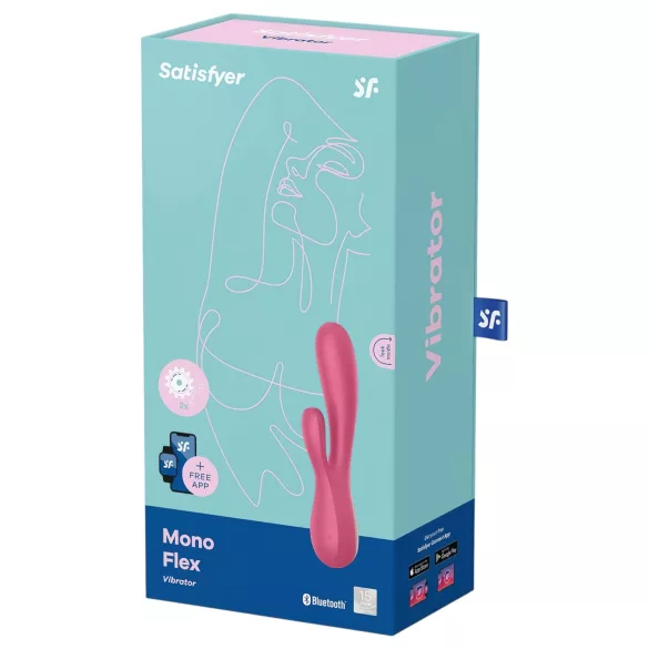Satisfyer Mono Flex - vibratorius moterims - išmanus, atsparus vandeniui