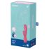 Satisfyer Mono Flex - išmanus vandeniui atsparus vibratorius (raudonas)