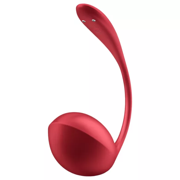 Satisfyer Shiny Petal - vibruojantis kiaušinis su nuotoliniu valdymu - raudonas