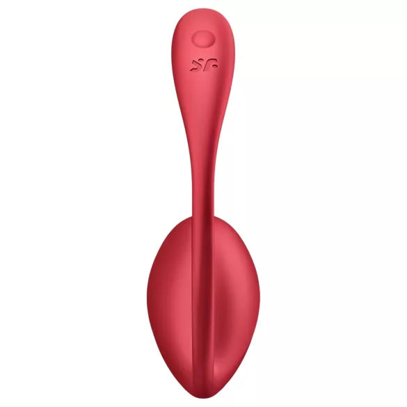 Satisfyer Shiny Petal - vibruojantis kiaušinis su nuotoliniu valdymu - raudonas