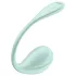 Satisfyer Smooth Petal - išmanus vibracinis kiaušinėlis - žalias