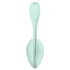 Satisfyer Smooth Petal - išmanus vibracinis kiaušinėlis - žalias
