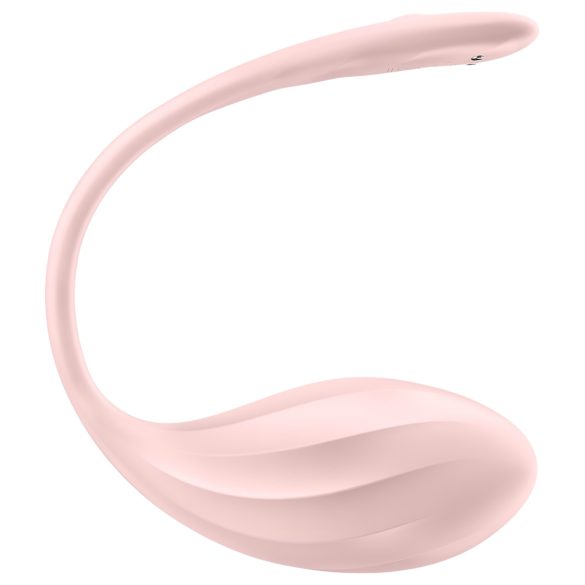 Satisfyer Ribbed Petal - vibruojantis kiaušinėlis su nuotoliniu valdymu