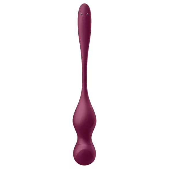 Satisfyer Love Birds Vary - išmanus kegel kamuoliukas - reguliuojamas - raudonas