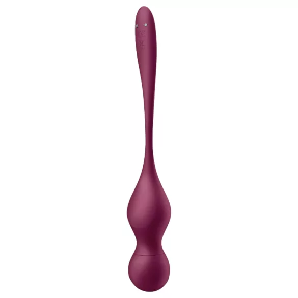 Satisfyer Love Birds Vary - išmanus kegel kamuoliukas - reguliuojamas - raudonas