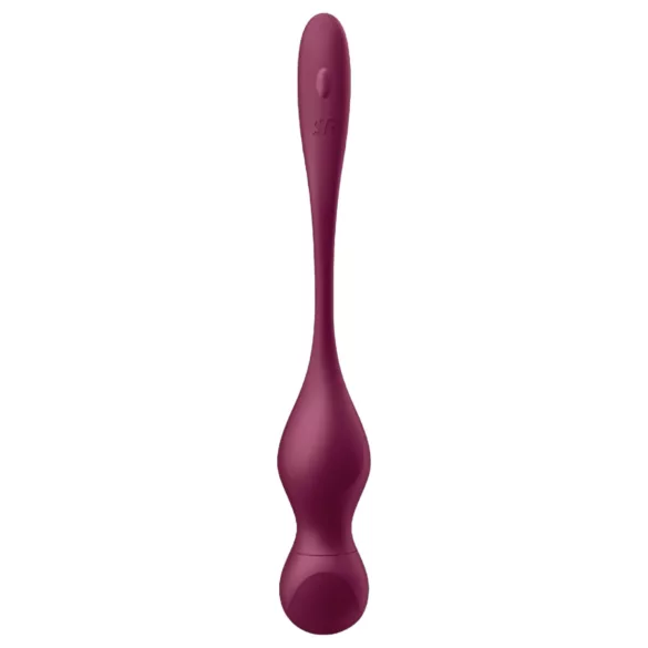Satisfyer Love Birds Vary - išmanus kegel kamuoliukas - reguliuojamas - raudonas