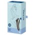 Satisfyer Dual Kiss - Įkraunamas vaginalinis ir klitorinis vibratorius (juodas)