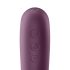 Satisfyer Dual Kiss - 2in1 vibratorius klitoriui ir makščiai - violetinis