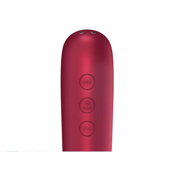 Satisfyer Dual Love - išmanus vaginalinis ir klitorio vibratorius (raudonas)