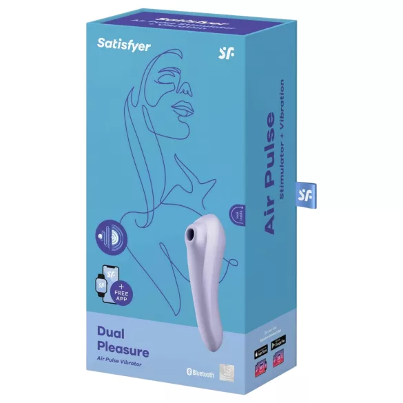 Satisfyer Dual Pleasure - išmanus 2in1 klitorio ir G taško vibratorius