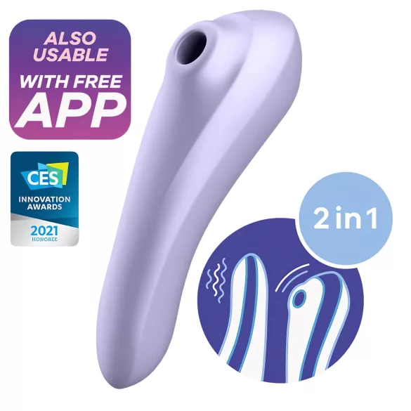Satisfyer Dual Pleasure - išmanus 2in1 klitorio ir G taško vibratorius