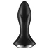 Satisfyer Rotator Plug 1 - analinis kaištis su karoliukais - juodas