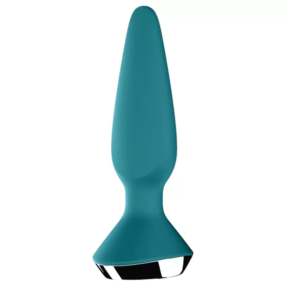 Satisfyer Plug-ilicious 1 - programėle valdoma analinė vibracija (žalia)