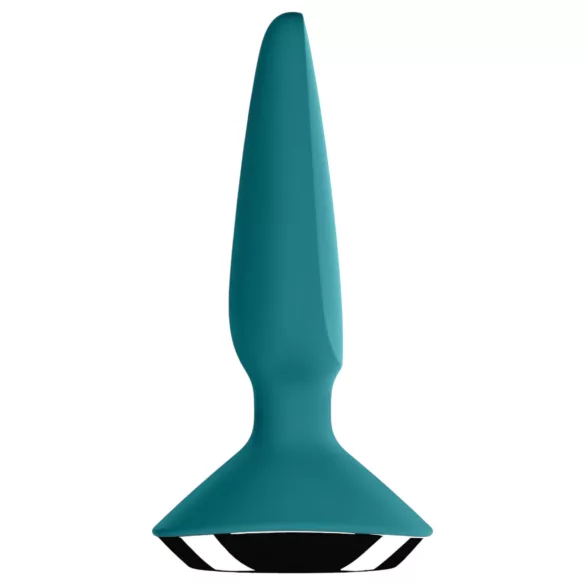 Satisfyer Plug-ilicious 1 - programėle valdoma analinė vibracija (žalia)