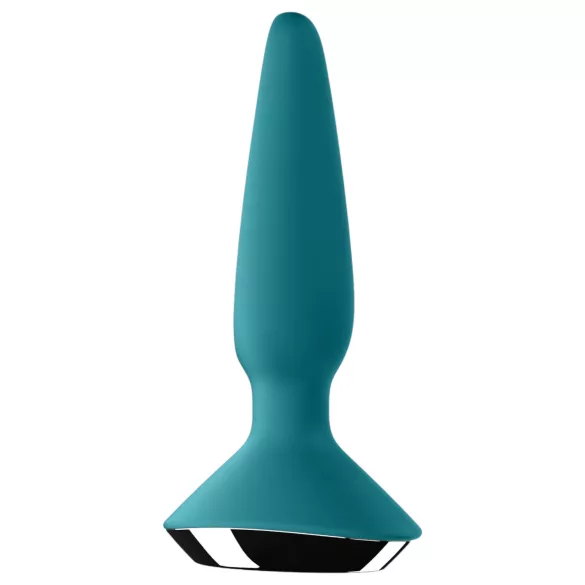 Satisfyer Plug-ilicious 1 - programėle valdoma analinė vibracija (žalia)