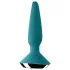 Satisfyer Plug-ilicious 1 - programėle valdoma analinė vibracija (žalia)
