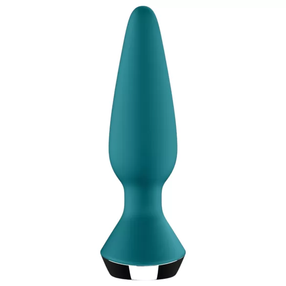 Satisfyer Plug-ilicious 1 - programėle valdoma analinė vibracija (žalia)