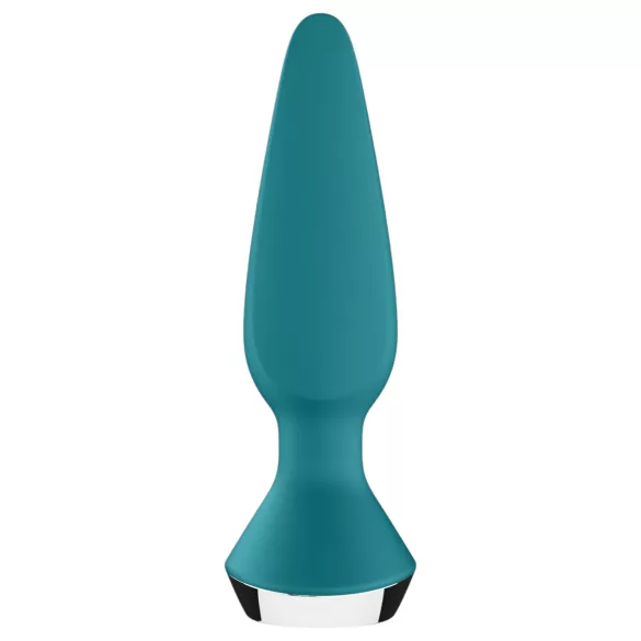 Satisfyer Plug-ilicious 1 - programėle valdoma analinė vibracija (žalia)