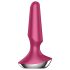 Satisfyer Plug-ilicious 2 - išmanusis analinis vibratorius (raudona)